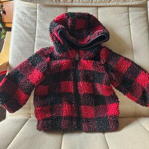 Gap Baby Sherpa Plaid Jacket